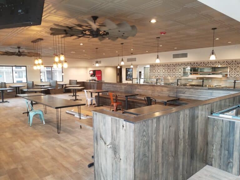 Restaurant construction process